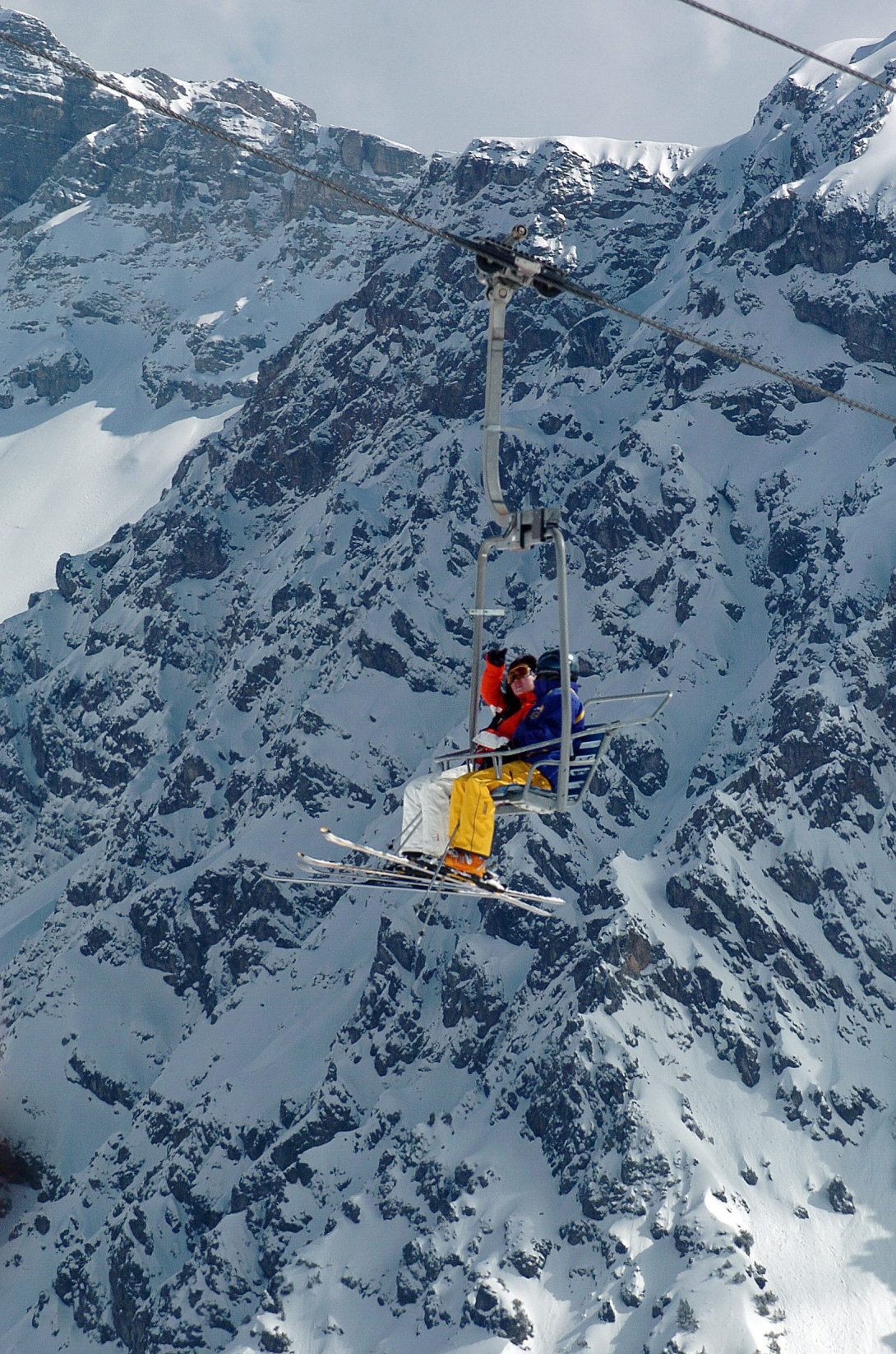 Frühlingsskifahren im Kanton Graubünden