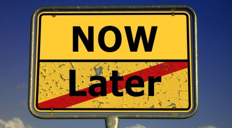 Morgen, morgen, nur nicht heute