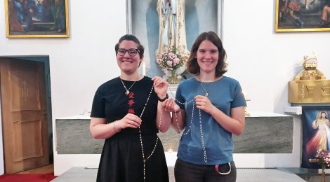 Ein Rosenkranz am Weltjugendtag