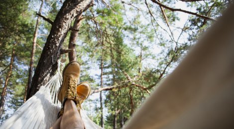 Schlafen in der Hängematte?