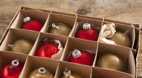 Weihnachtsdeko richtig verstauen