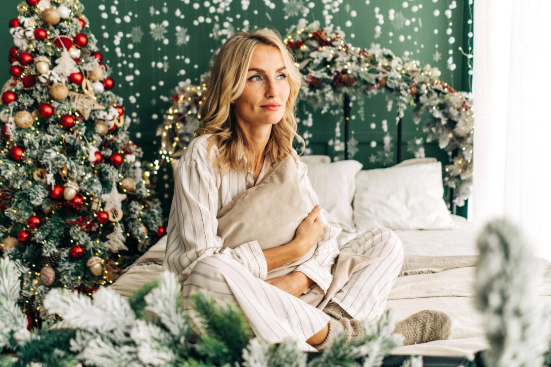 Weihnachtsdekoration im Schlafzimmer: Bescheidenheit ist gefragt